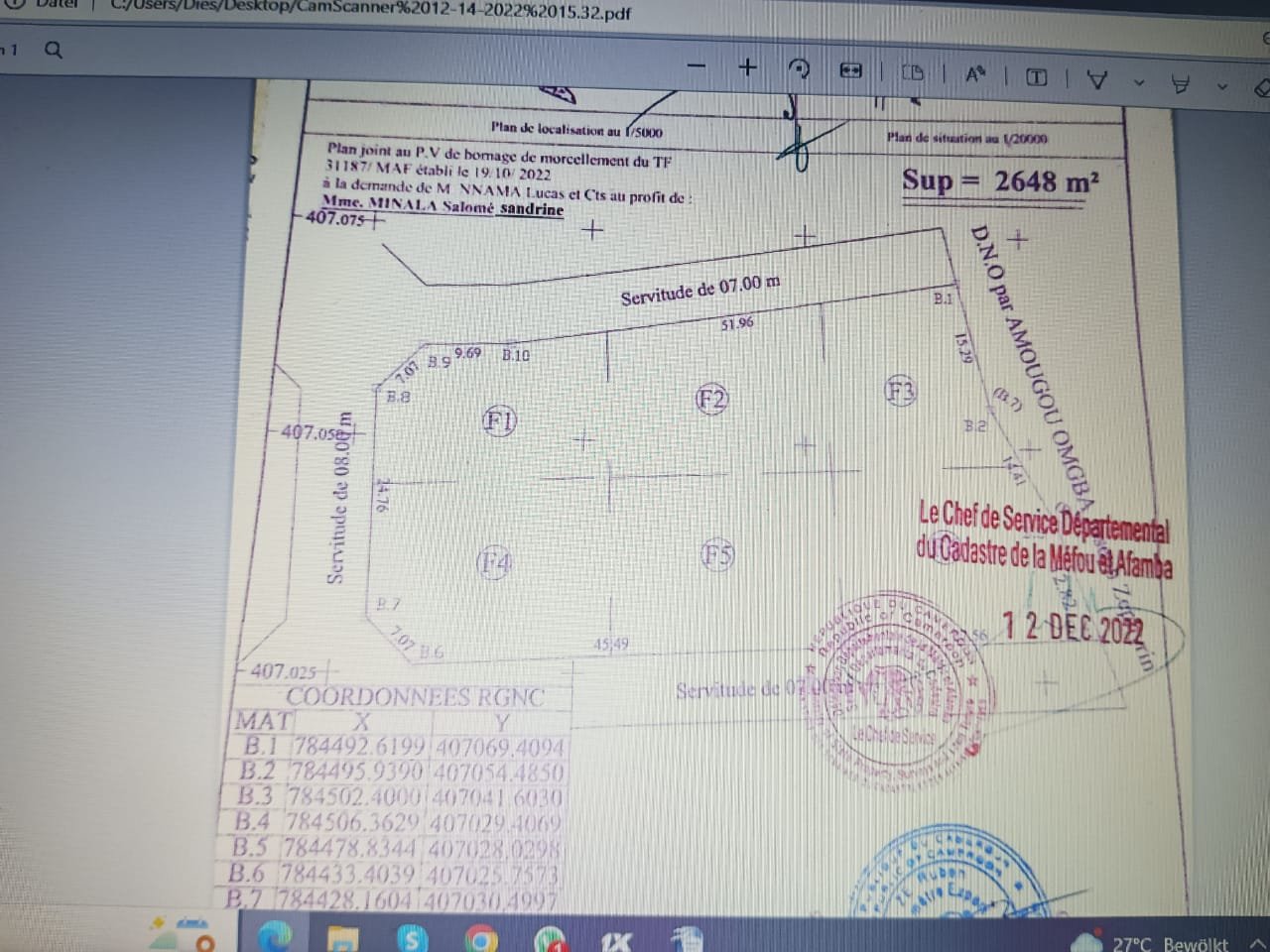 DUPLEX EN VENTE À ODZA (Yaoundé) — photo 7